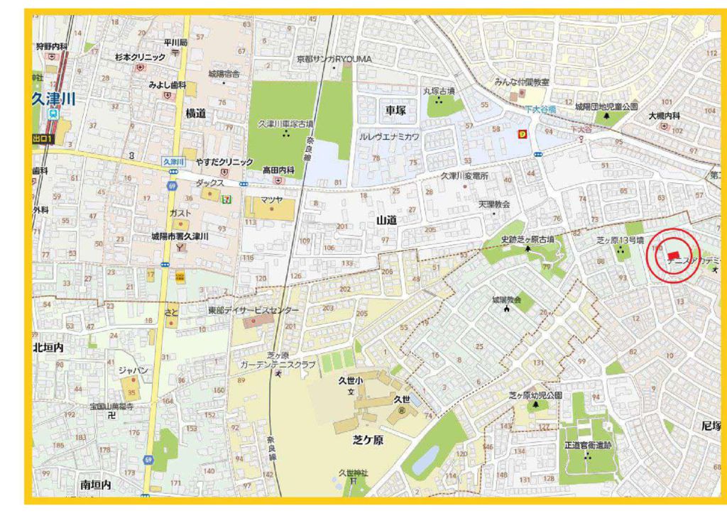 寺田大谷中古　地図のサムネイル
